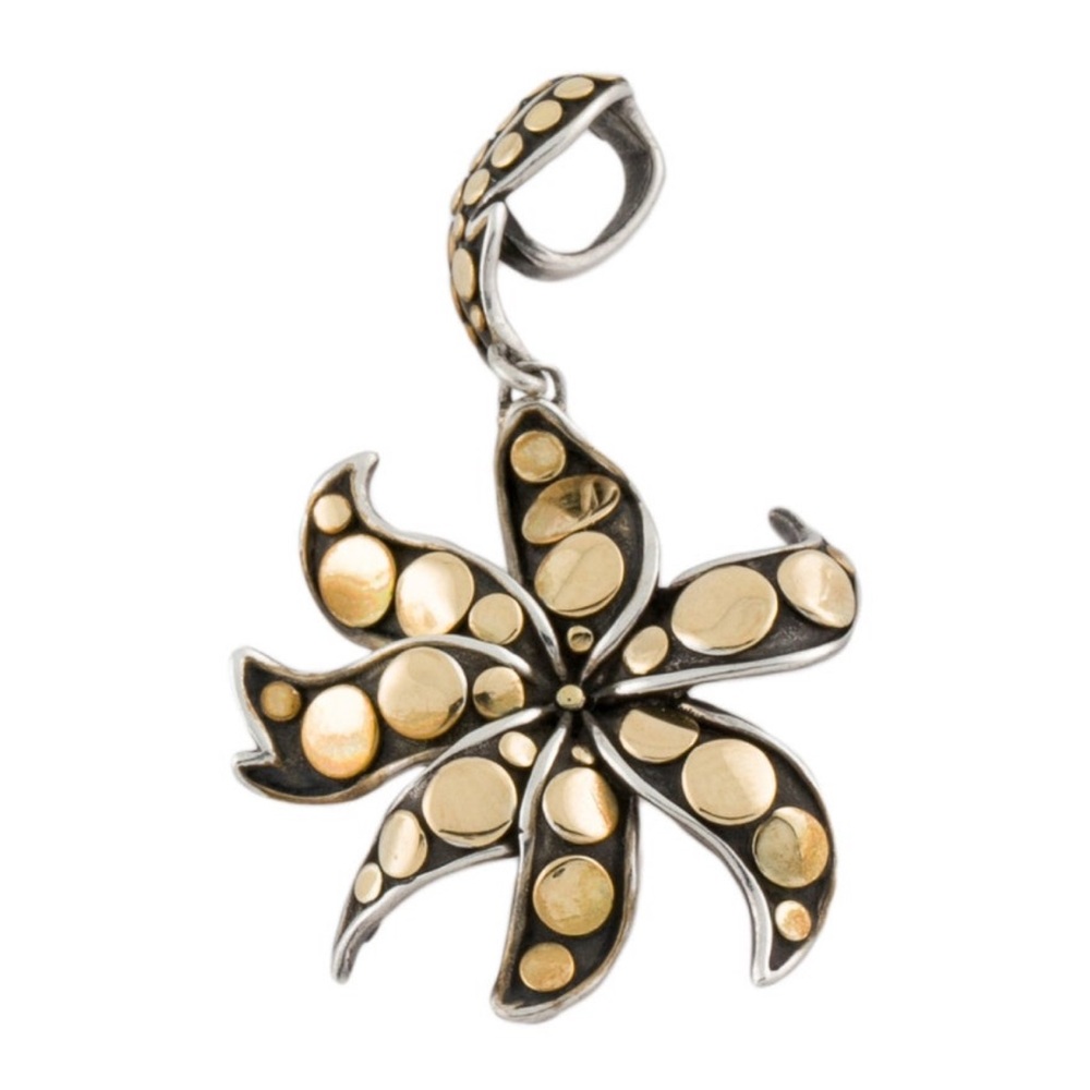 Gorgeous John Hardy Ayu Dot Jasmine Flower Pendant